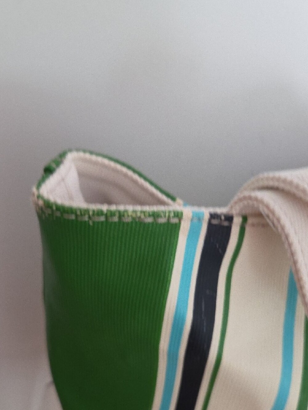kate spade NWT Tracy Bucket Copenhagen Greenmulti Canvas Tote - Picture 10 of 14